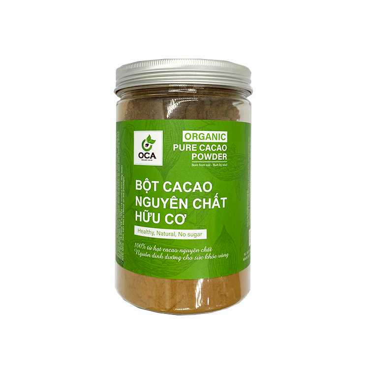 Bột cacao nguyên chất hữu cơ – Hũ 300gr